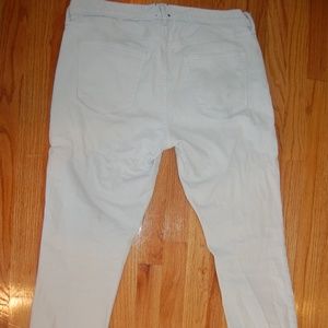 Gap x GQ x John Elliott White Skinny Jeans